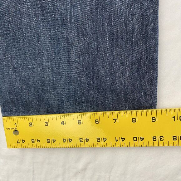 Antik Denim Jeans Mens 36x32 Blue Straight Leg Patchwork Pockets Y2K Style - Picture 11 of 12